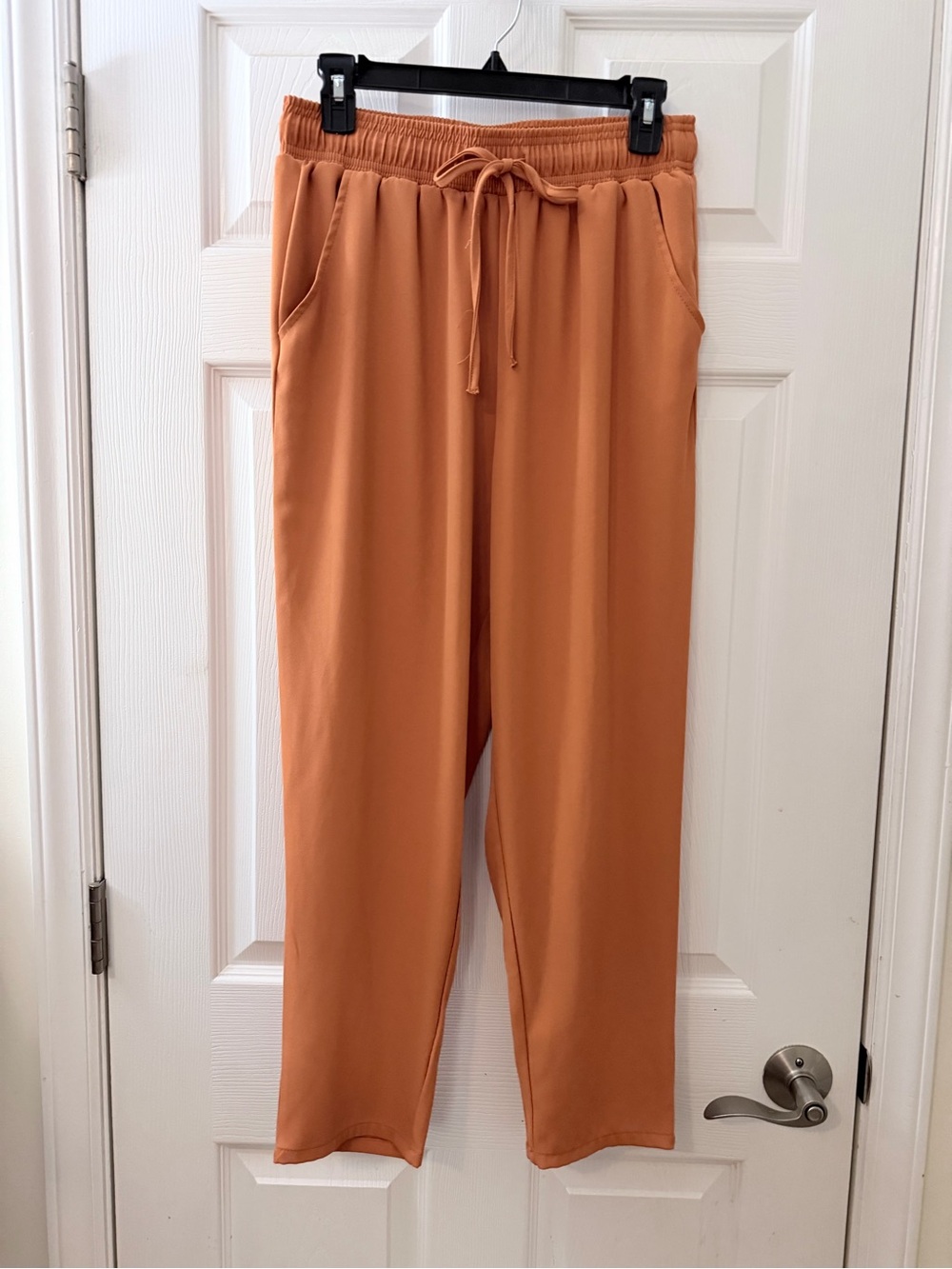 Meloday orange soft track pants sz L